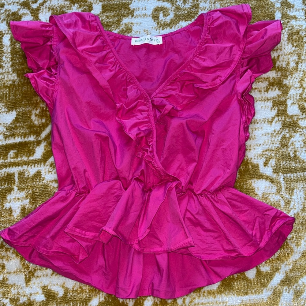 Pants Store Ruffled Top